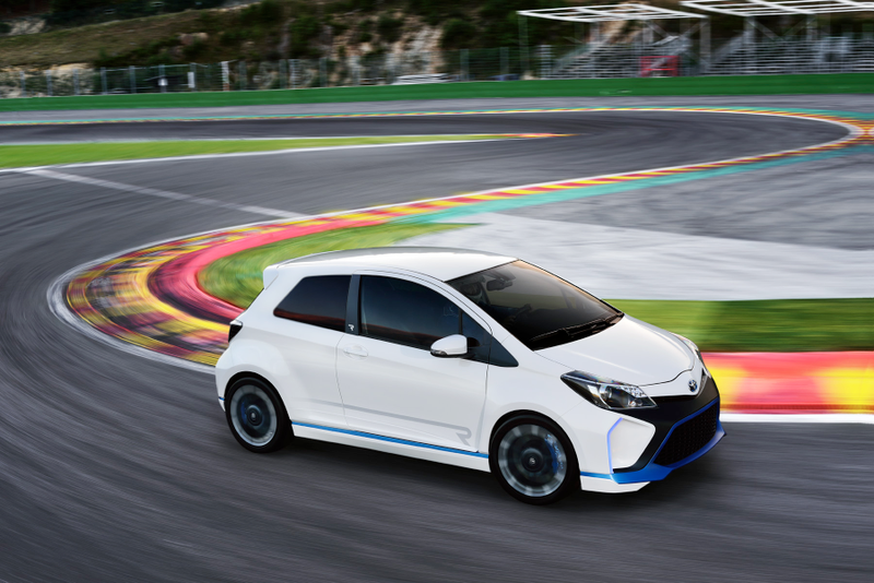 Illustration for article titled The 420 Horsepower Yaris Hybrid-R Is Like A Prius From Hell